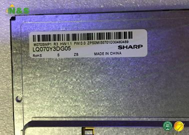 Αιχμηρό LCD 350 Cd/μ ² πλακάκι 7,0 ίντσα 16.7M φωτεινότητας LQ070Y3DG05 χρώματα επίδειξης