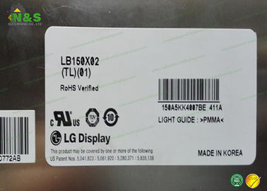 LB150X02-TL01 επιτροπή LG LCD, lap-top 1024×768 επίδειξης PC LCD 15,0 ίντσας