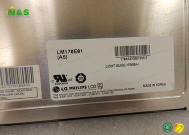 LM170E01-A5 σκληρή αναγνώσιμη LCD LG επιστρώματος φωτός του ήλιου γωνία εξέτασης επίδειξης ευρεία
