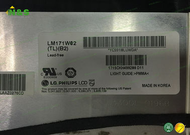Επίδειξη χρώματος tft LCD 17,1 ίντσας LM171W02- TLB2 με την ενεργό περιοχή 367.2×229.5 χιλ.