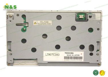 Κανονικά άσπρο LTM07C383 TOSHIBA 7,8 ίντσα 480×234 500 250:1 262K CCFL TTL