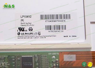 Χωρίς αφή, LG.Philips LCD lp104v2-W για 10.4inch, επίπεδη επίδειξη ορθογωνίων 640*480