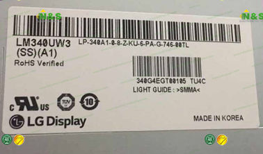 LM340UW1-SSA3 α-Si tft-LCD, 34 ίντσα, 3440×1440 επίδειξης LG για 60Hz